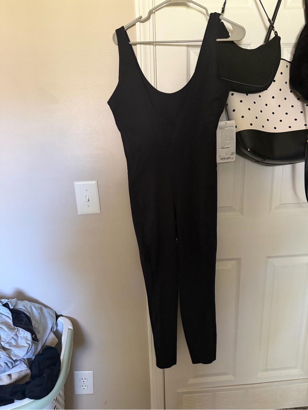 lululemon athletica Black Sleeveless Scoop-Neck Jumpsuit